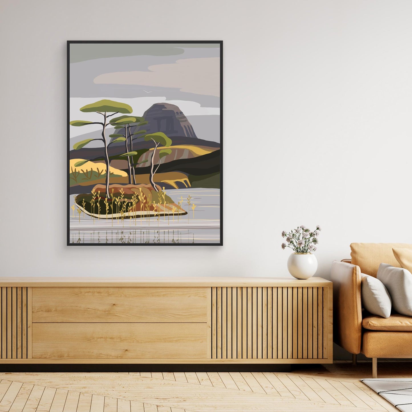 Suilven Mountain, Scotland - Canvas Prints, large sizes