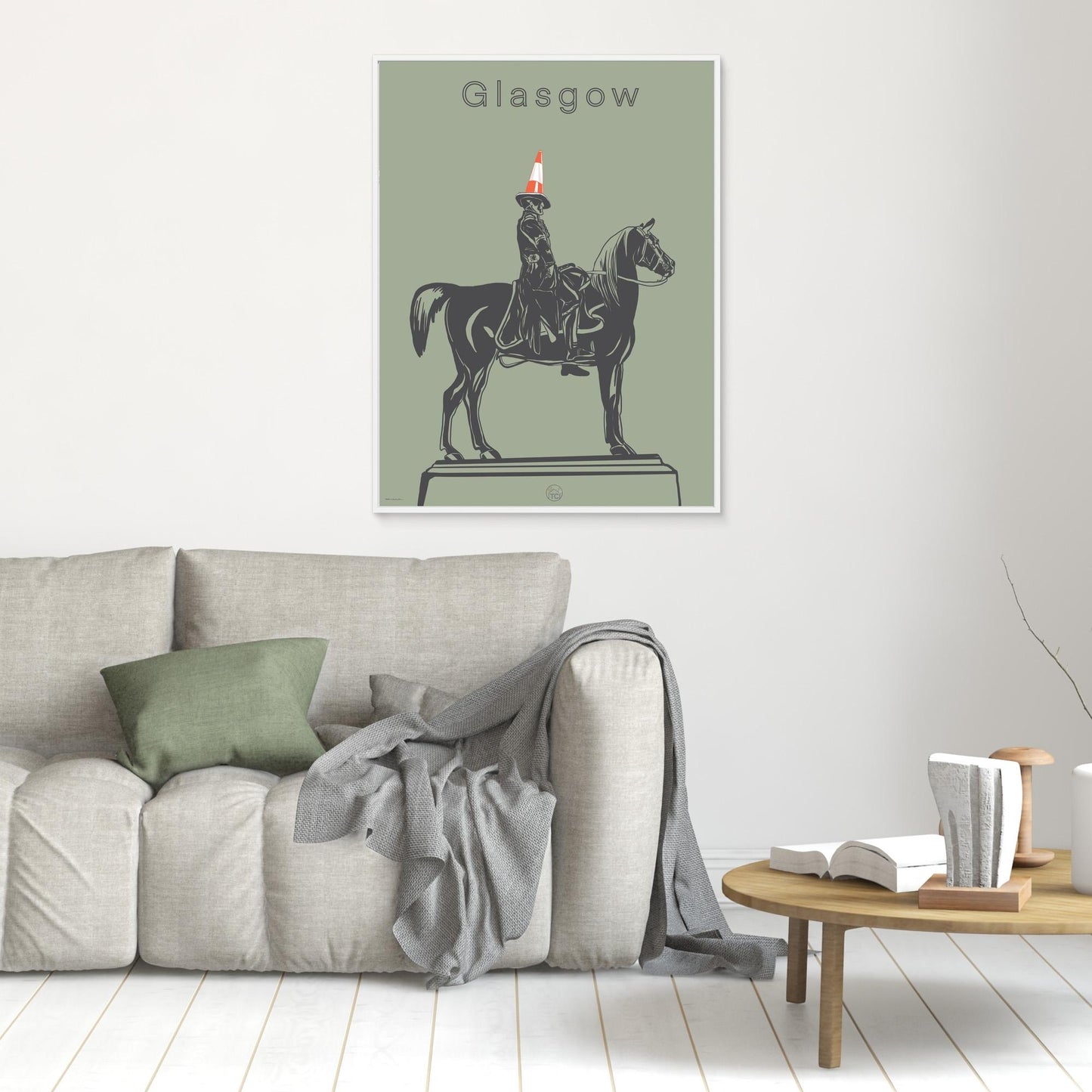 Duke of Wellington, Glasgow - canvas prints, large sizes.