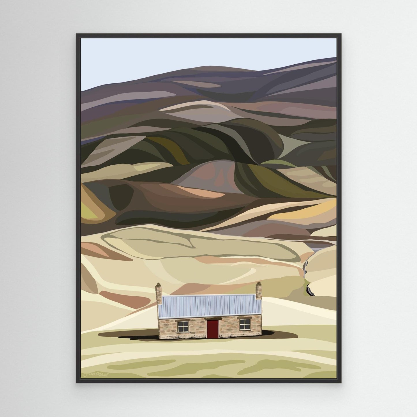 Highland Bothy, Scotland - large sizes canvas canvas prints