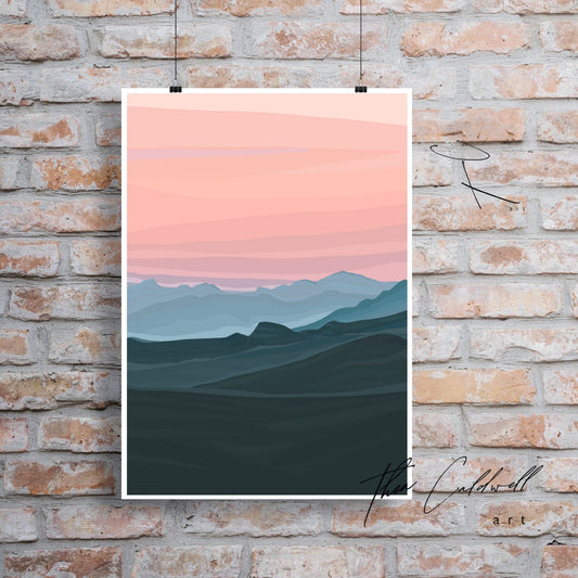 Unframed A3 :: Isle of Slye :: -A3 supreme quality matte archival paper . Scottish landmarks.