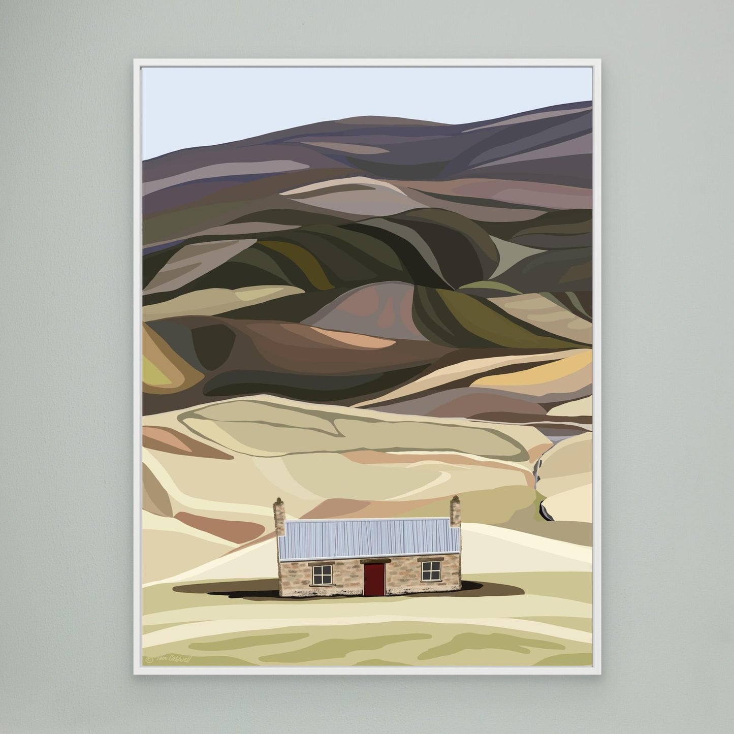 Highland Bothy, Scotland - large sizes canvas canvas prints