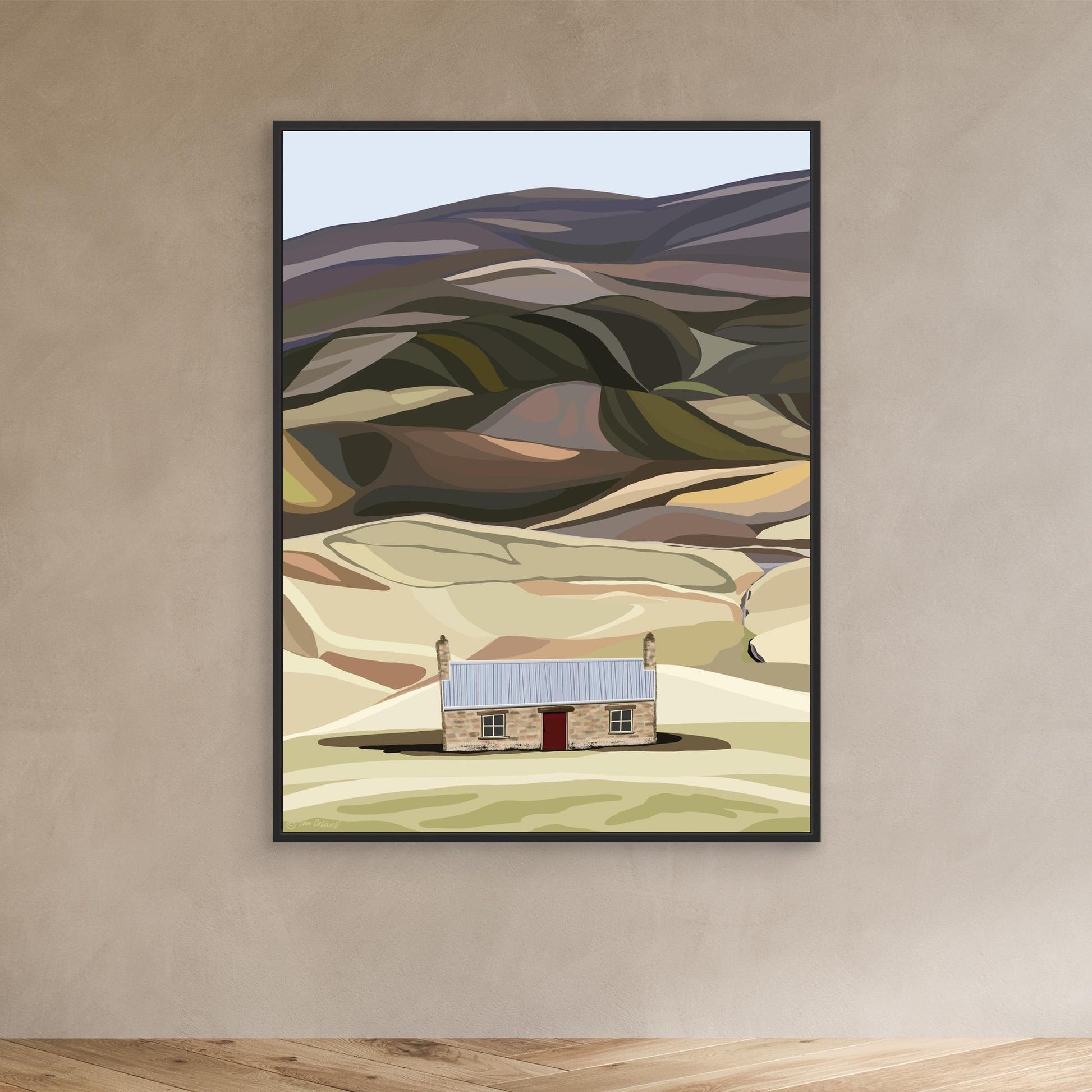 Highland Bothy, Scotland - large sizes canvas canvas prints