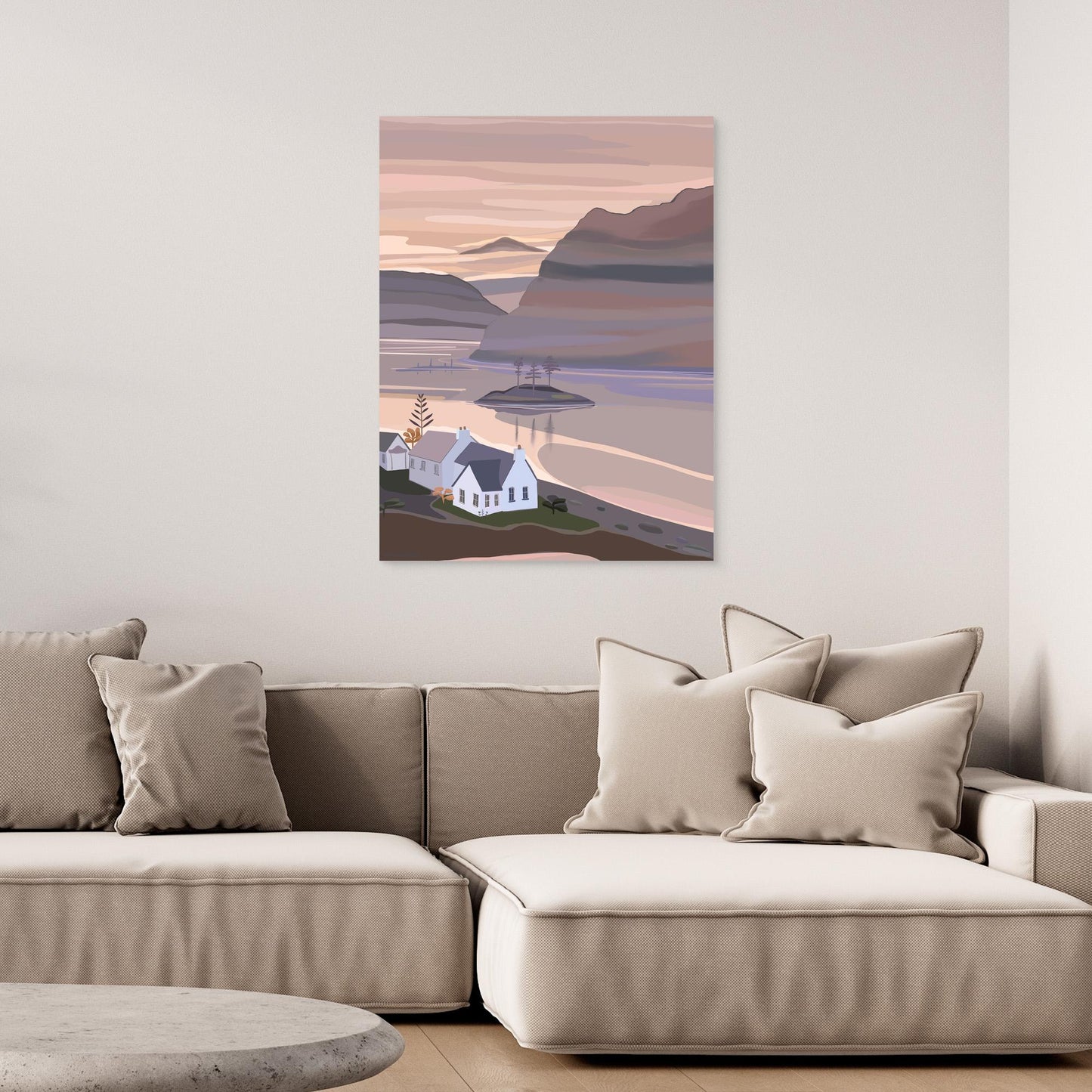 Plockton, Scotland - canvas print, large sizes.