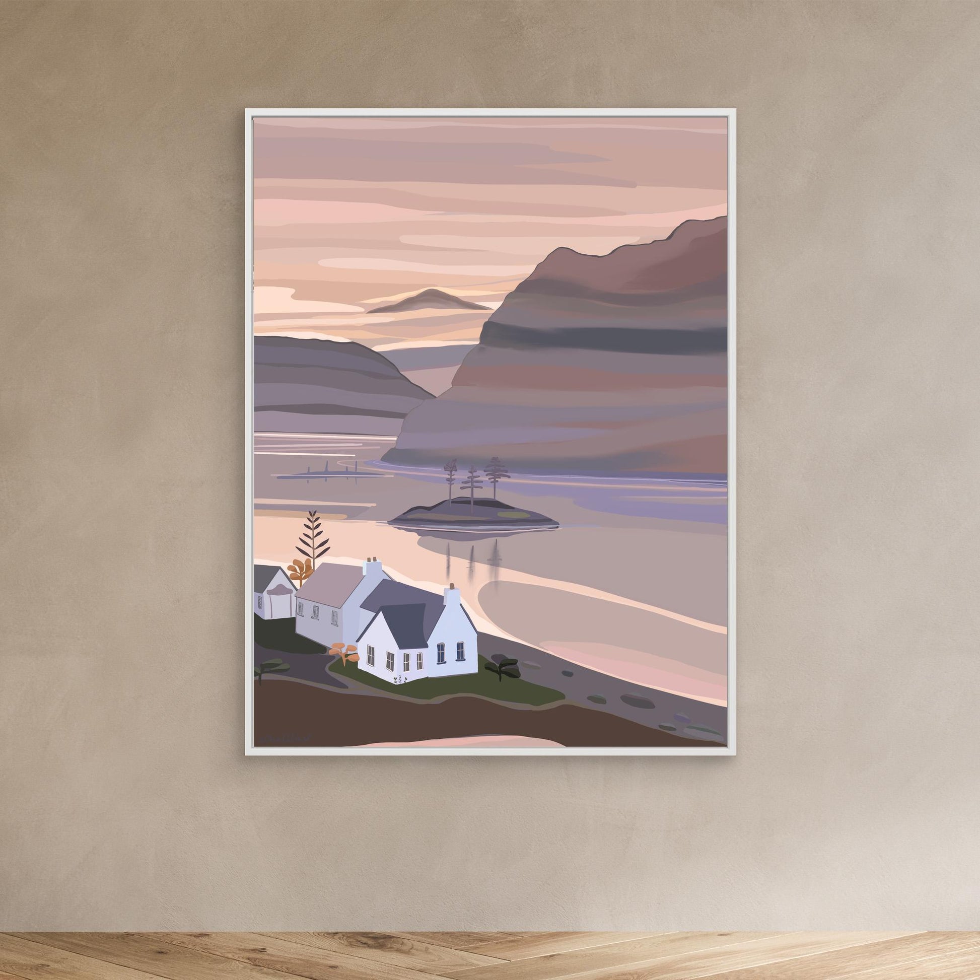 Plockton, Scotland - canvas print, large sizes.