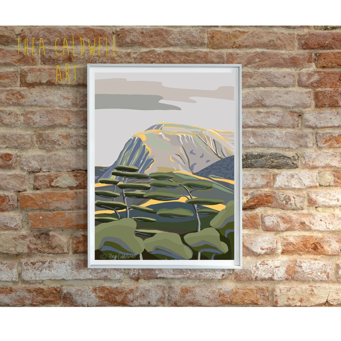 A3 Ben Nevis -unframed quality card print. Scottish landmarks