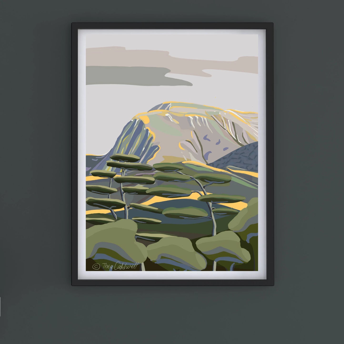 A3 Ben Nevis -unframed quality card print. Scottish landmarks