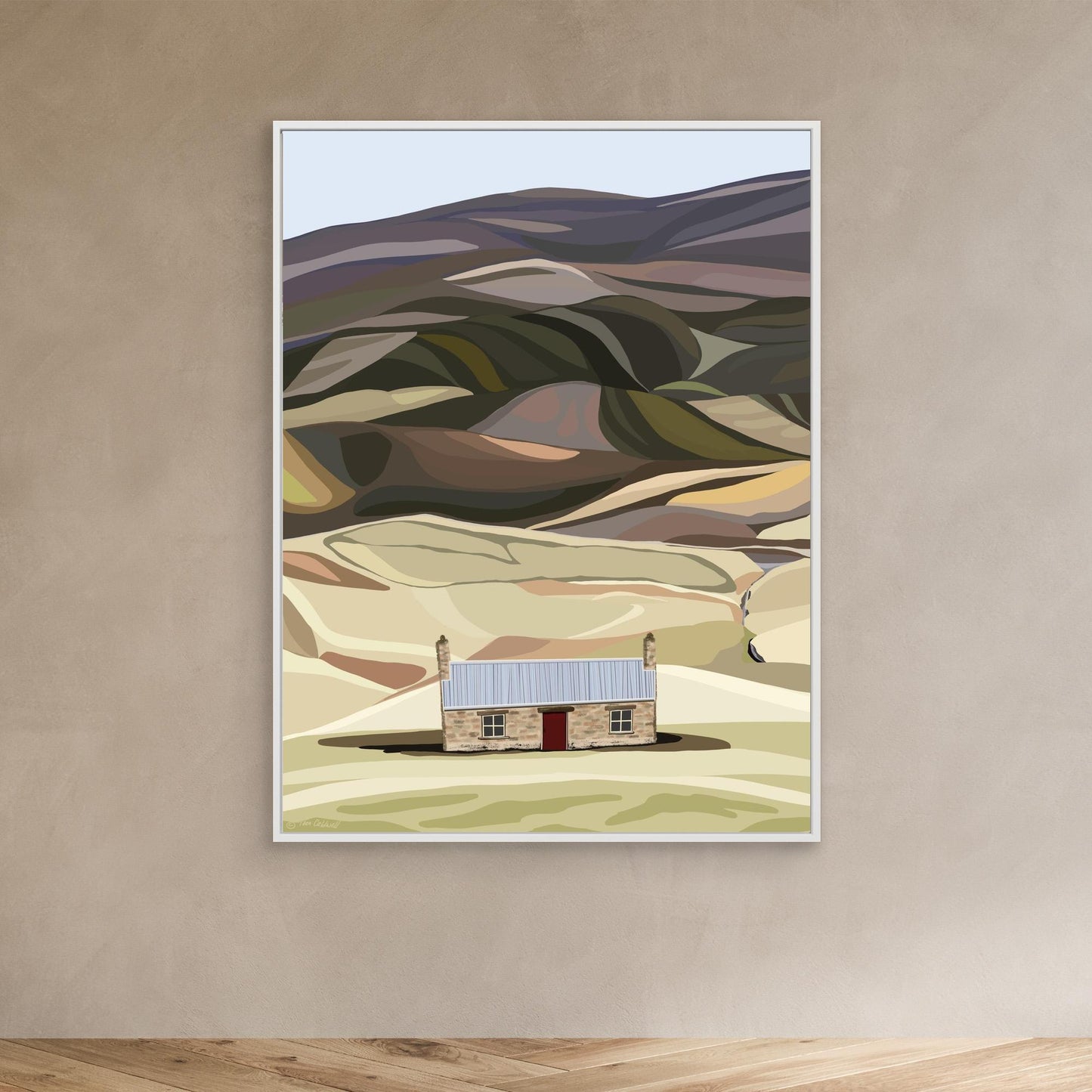 Highland Bothy, Scotland - large sizes canvas canvas prints