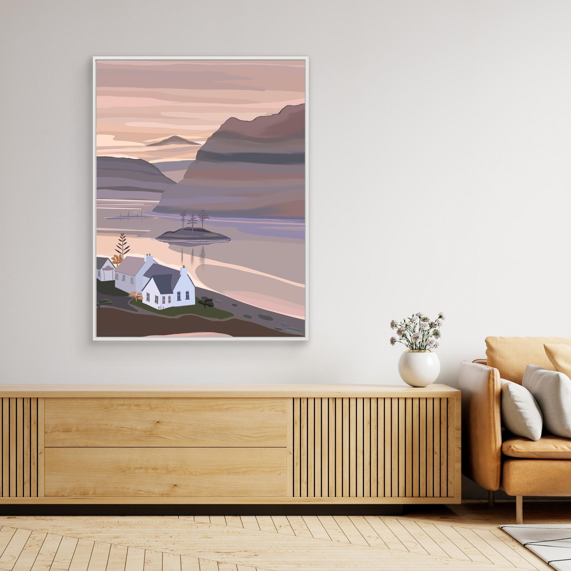 Plockton, Scotland - canvas print, large sizes.