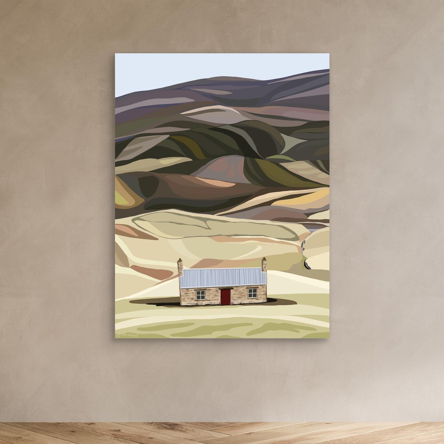 Highland Bothy, Scotland - large sizes canvas canvas prints