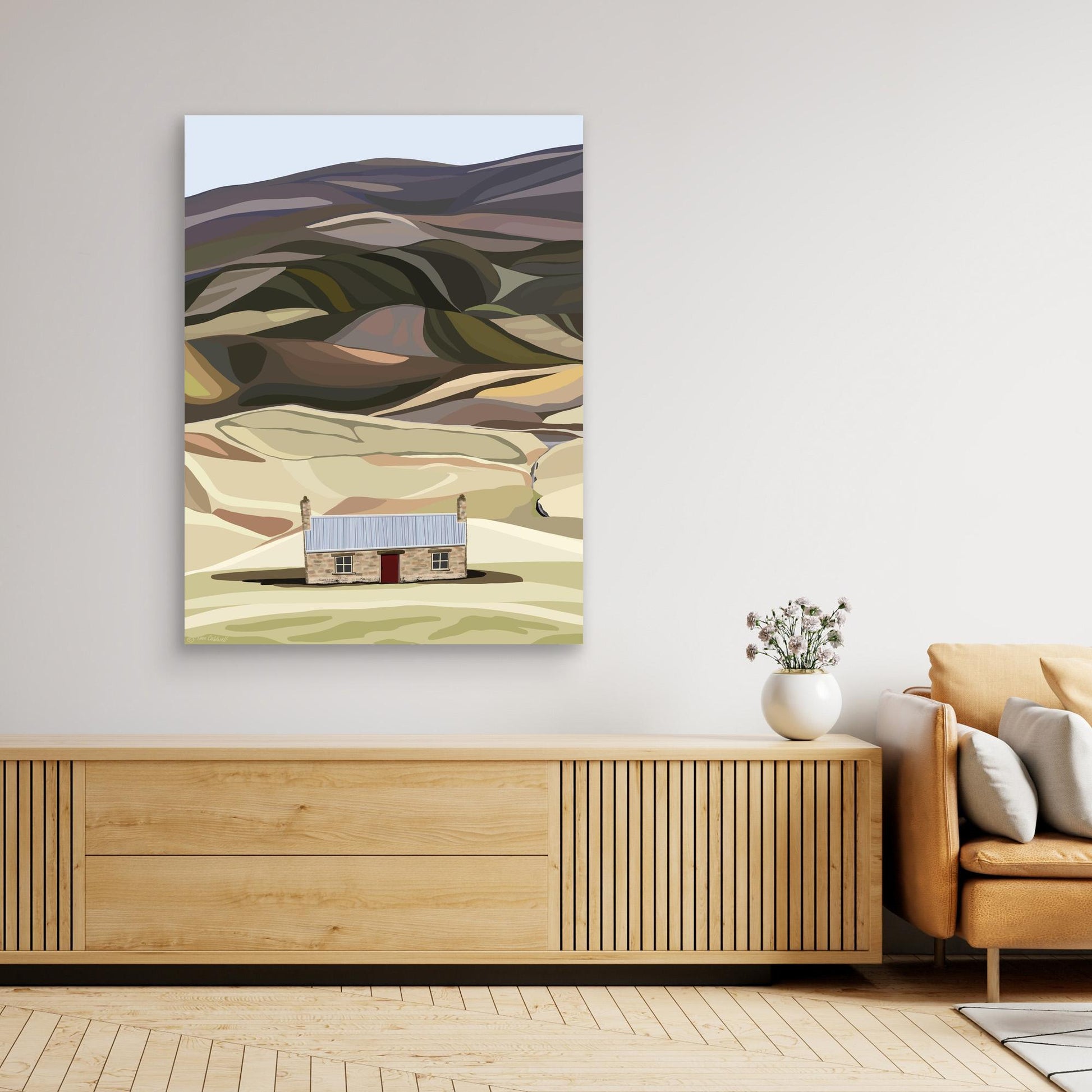 Highland Bothy, Scotland - large sizes canvas canvas prints