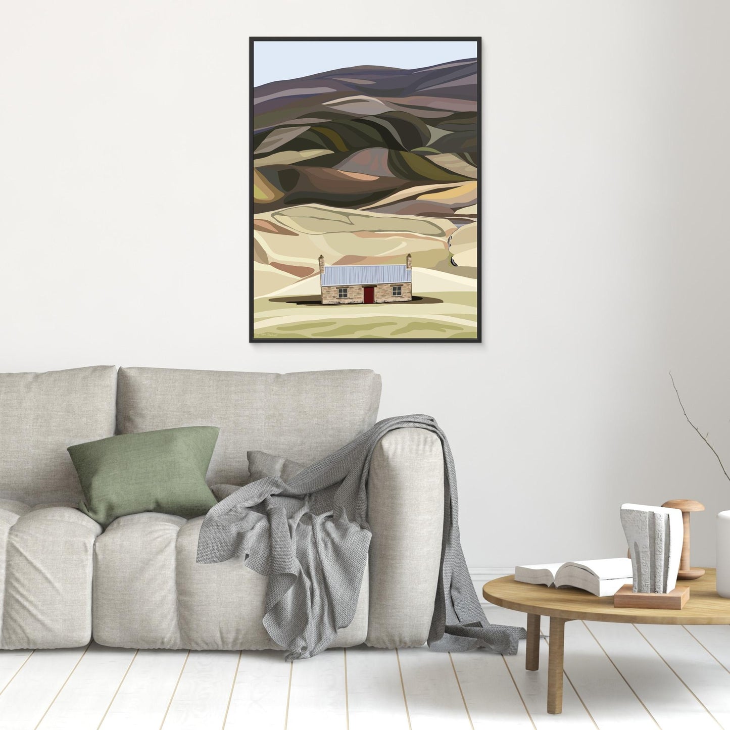 Highland Bothy, Scotland - large sizes canvas canvas prints