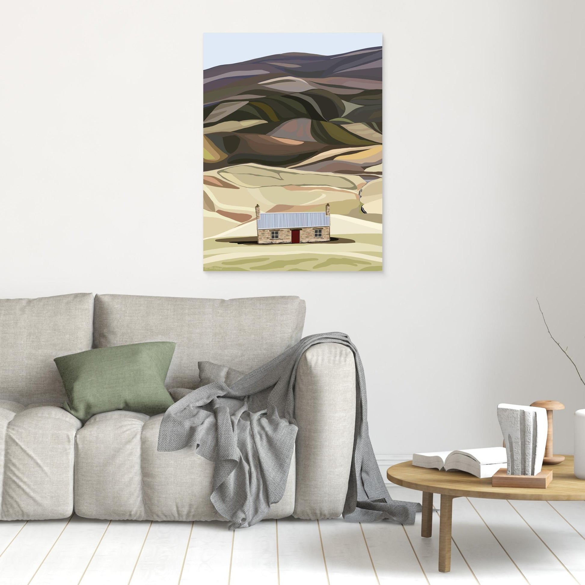 Highland Bothy, Scotland - large sizes canvas canvas prints