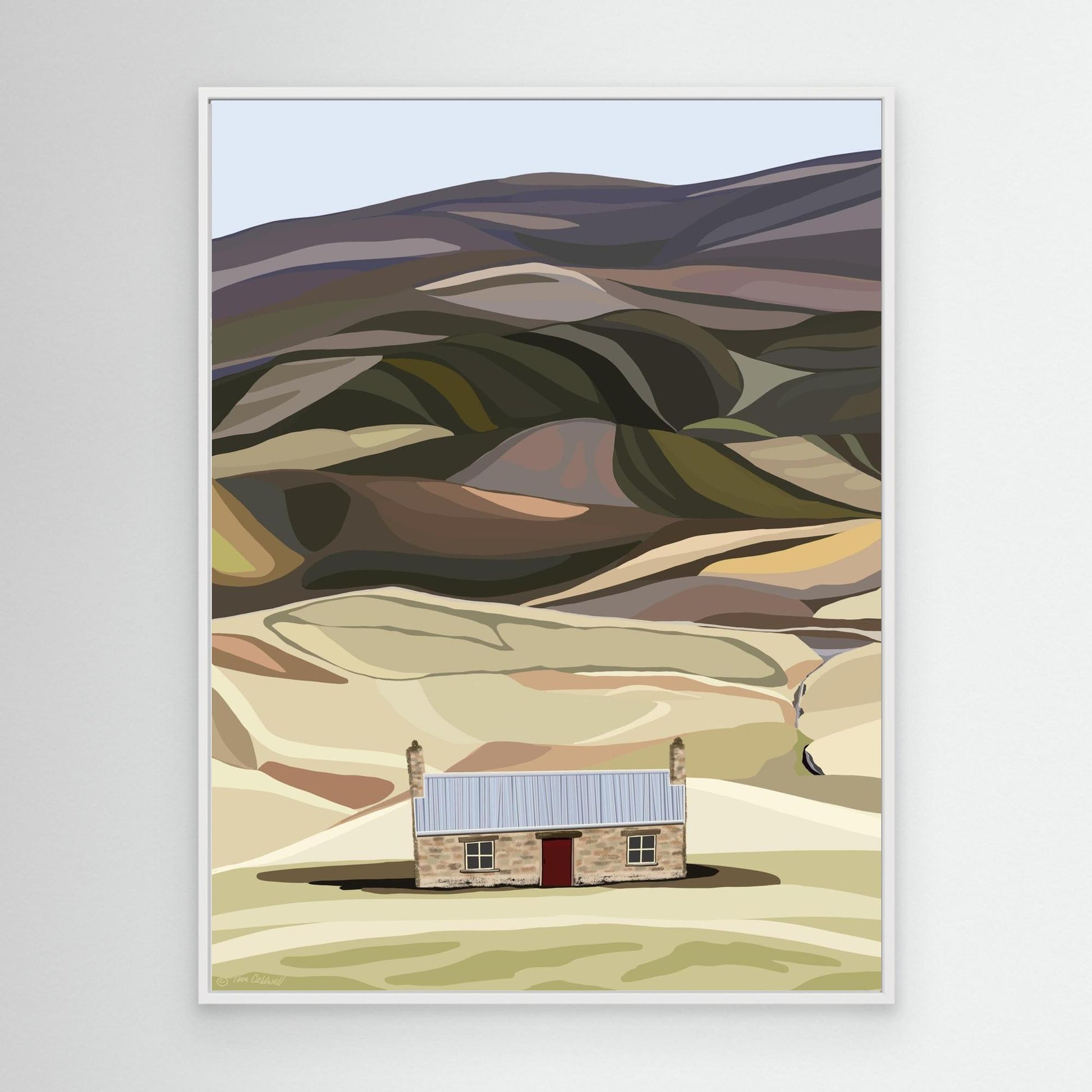 Highland Bothy, Scotland - large sizes canvas canvas prints