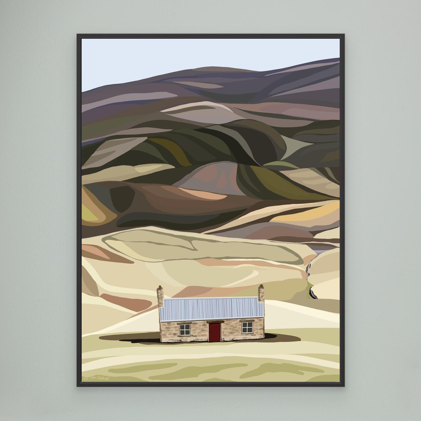 Highland Bothy, Scotland - large sizes canvas canvas prints